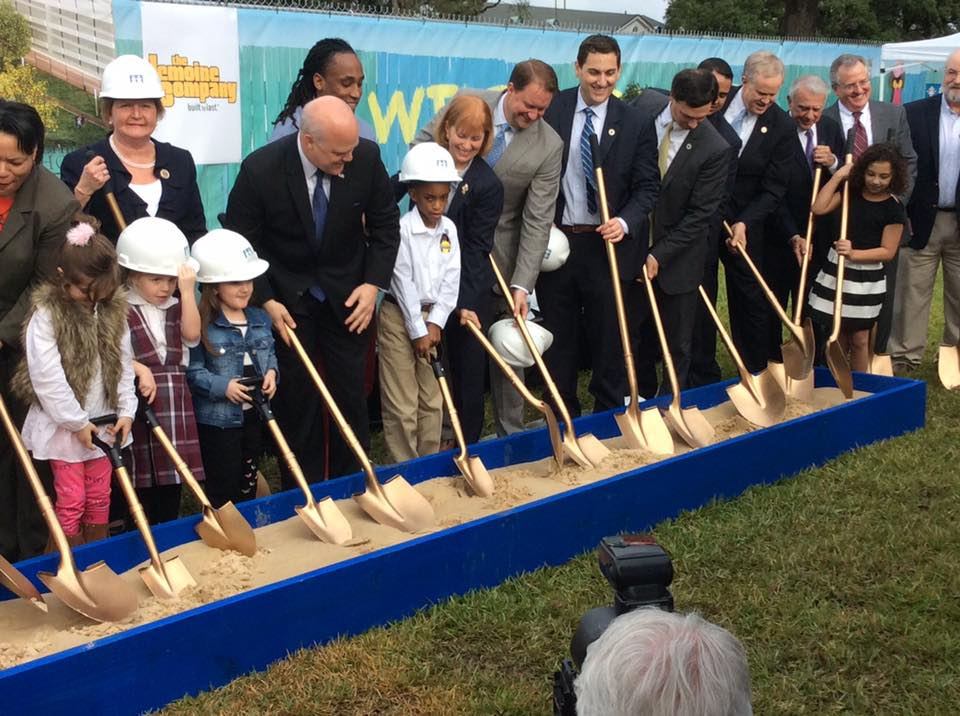 Leroy at OLOL Children's Hospital NOLA Groundbreaking