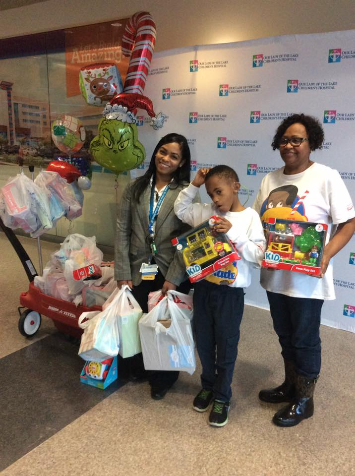 Leroy Shopping for Children's Hospital Toy Drive