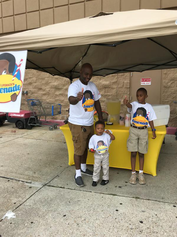 Leroy at Lemonade Day 2018 in front of Walmart