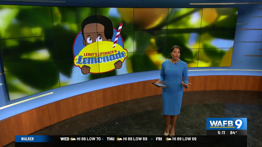 Autism Awareness month by WAFB featuring Leroy's LipSmack'n Lemonade