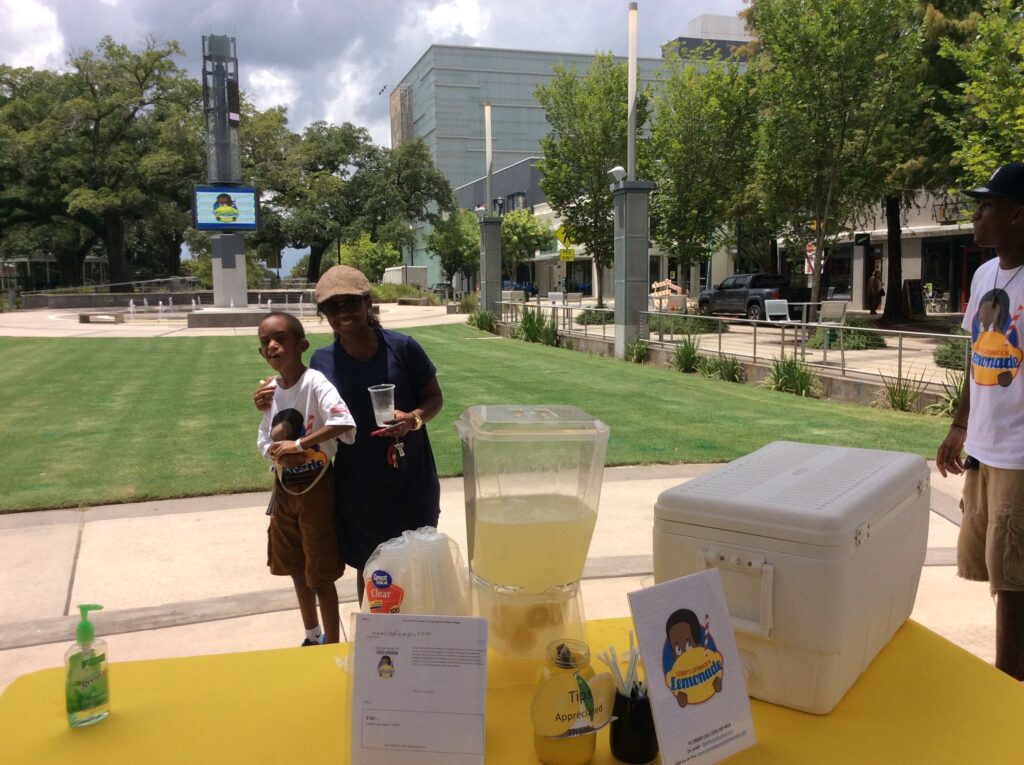 Leroy's LipSmack'n Lemonade was handed out to all law enforcement officers downtown