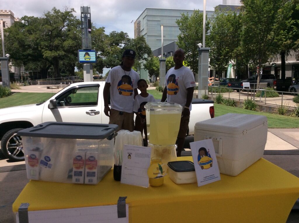 Leroy's LipSmack'n Lemonade was handed out to all law enforcement officers downtown