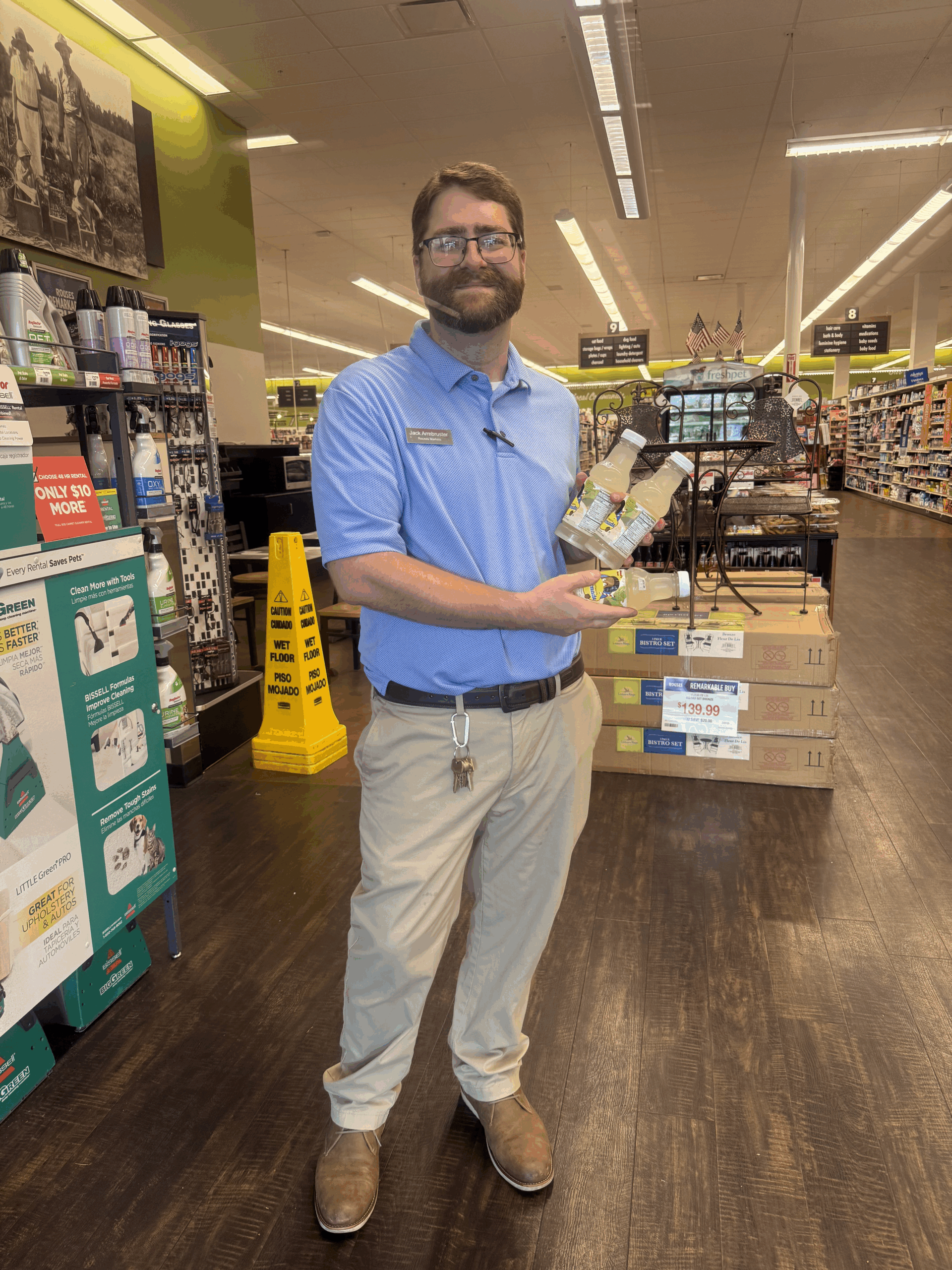 Staff in Hammond Rouses with Leroy's Lemonade